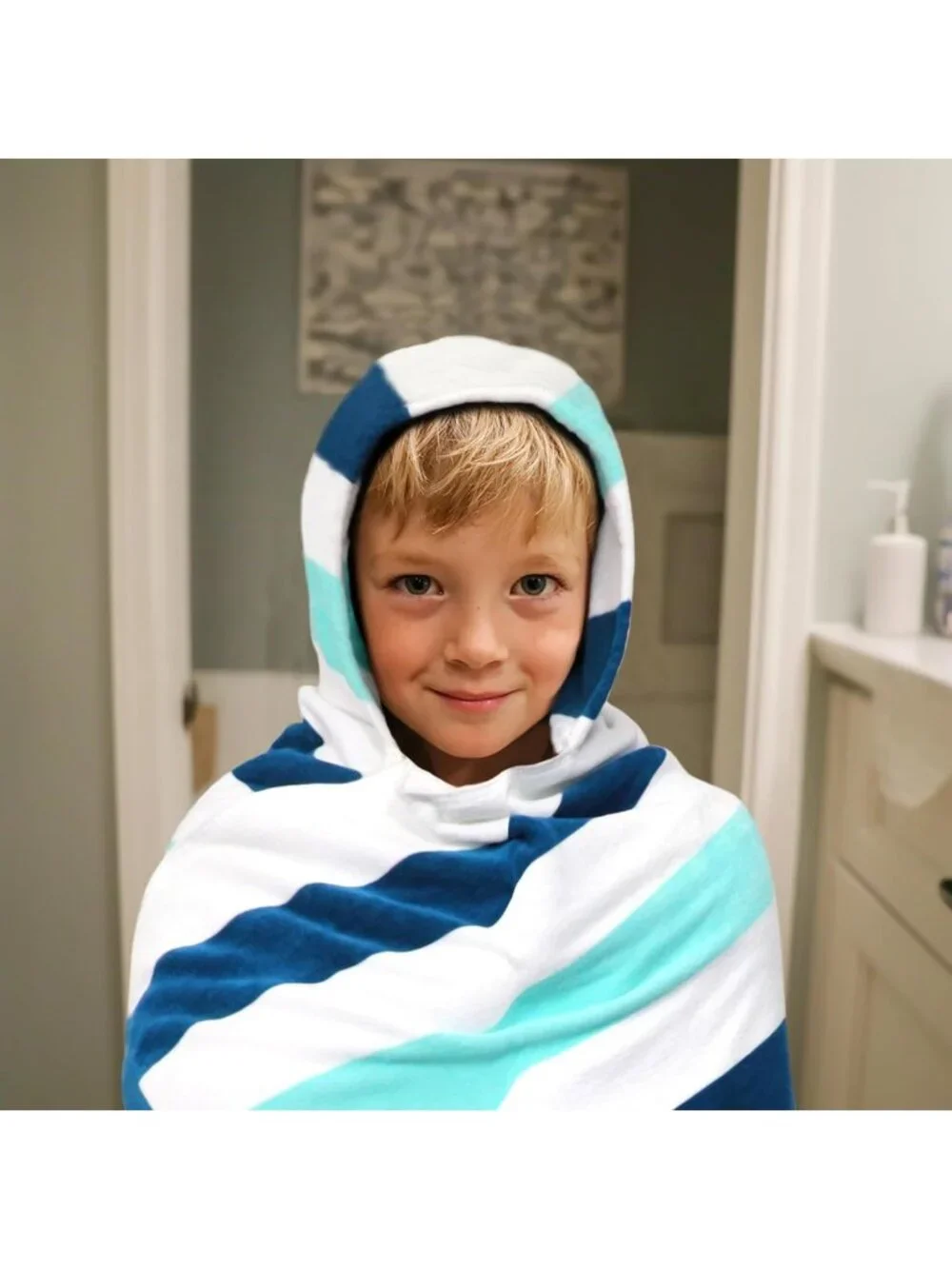 Cozy 2-Pack Kids Hooded Bath Towels - Soft 100% Cotton Wraps for Boys & Girls